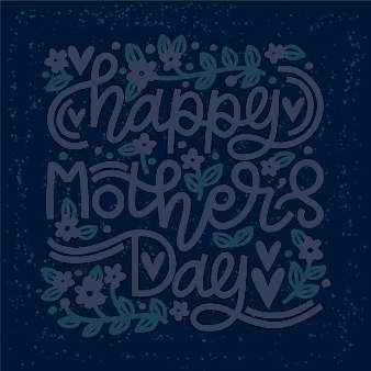 Kolorowy napis Happy Mothers Day